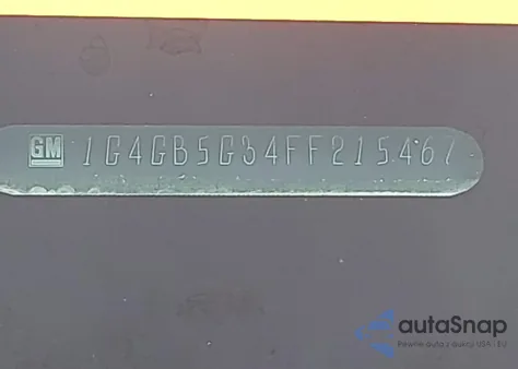 2015 Buick Lacrosse Leather from USA, damaged, VIN 1G4GB5G34FF215467